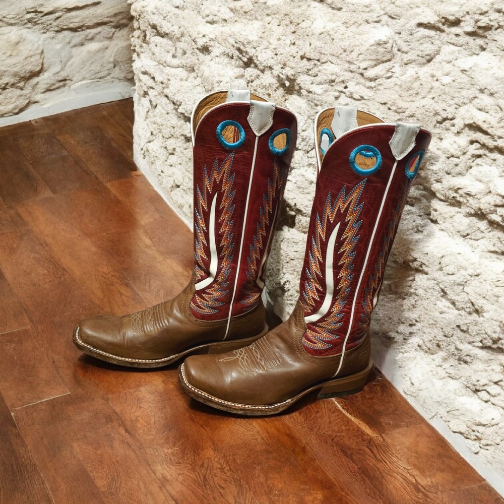 Ariat Women's Western Boots - Brown and Red
